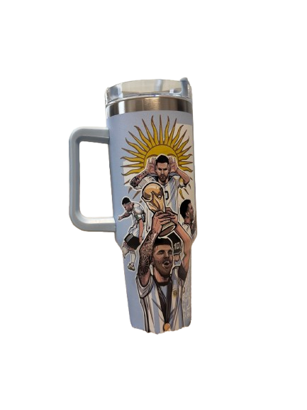 Messi Golden Sun Trophy Edition Tumbler