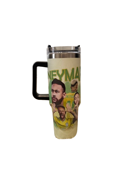 Neymar Lime Collage Edition Tumbler