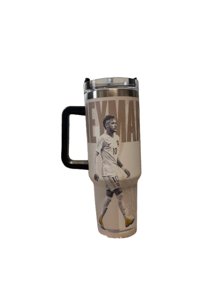 Neymar White Minimal Edition Tumbler